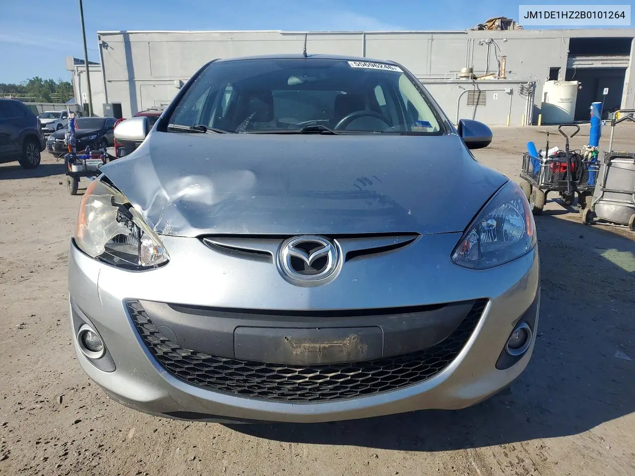 2011 Mazda Mazda2 VIN: JM1DE1HZ2B0101264 Lot: 55696246