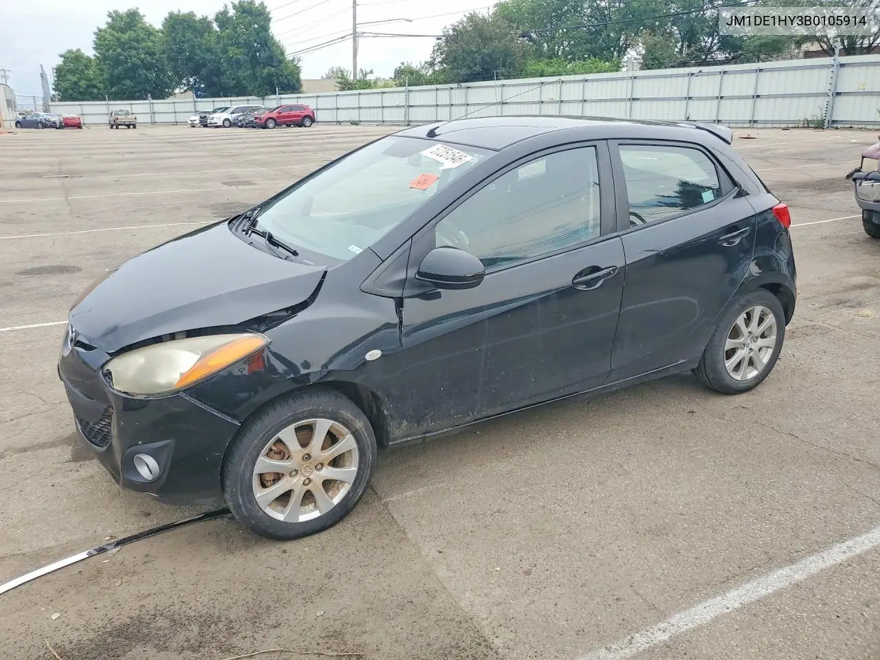 2011 Mazda Mazda2 VIN: JM1DE1HY3B0105914 Lot: 57251546