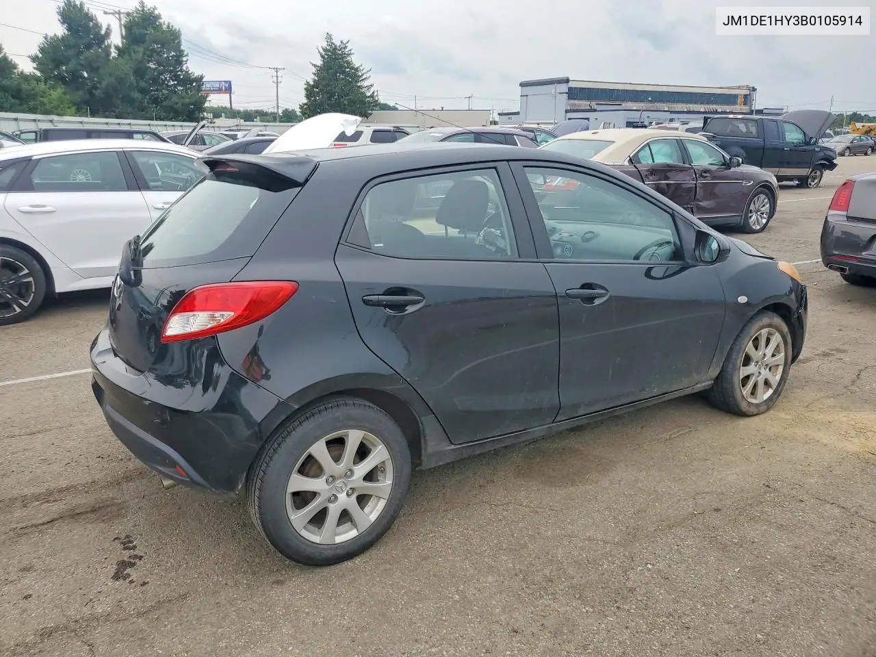 2011 Mazda Mazda2 VIN: JM1DE1HY3B0105914 Lot: 57251546