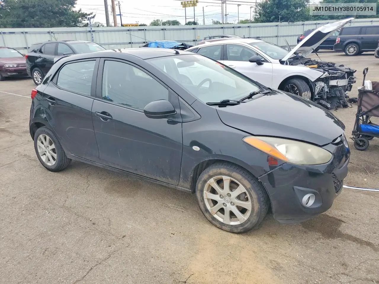 2011 Mazda Mazda2 VIN: JM1DE1HY3B0105914 Lot: 57251546