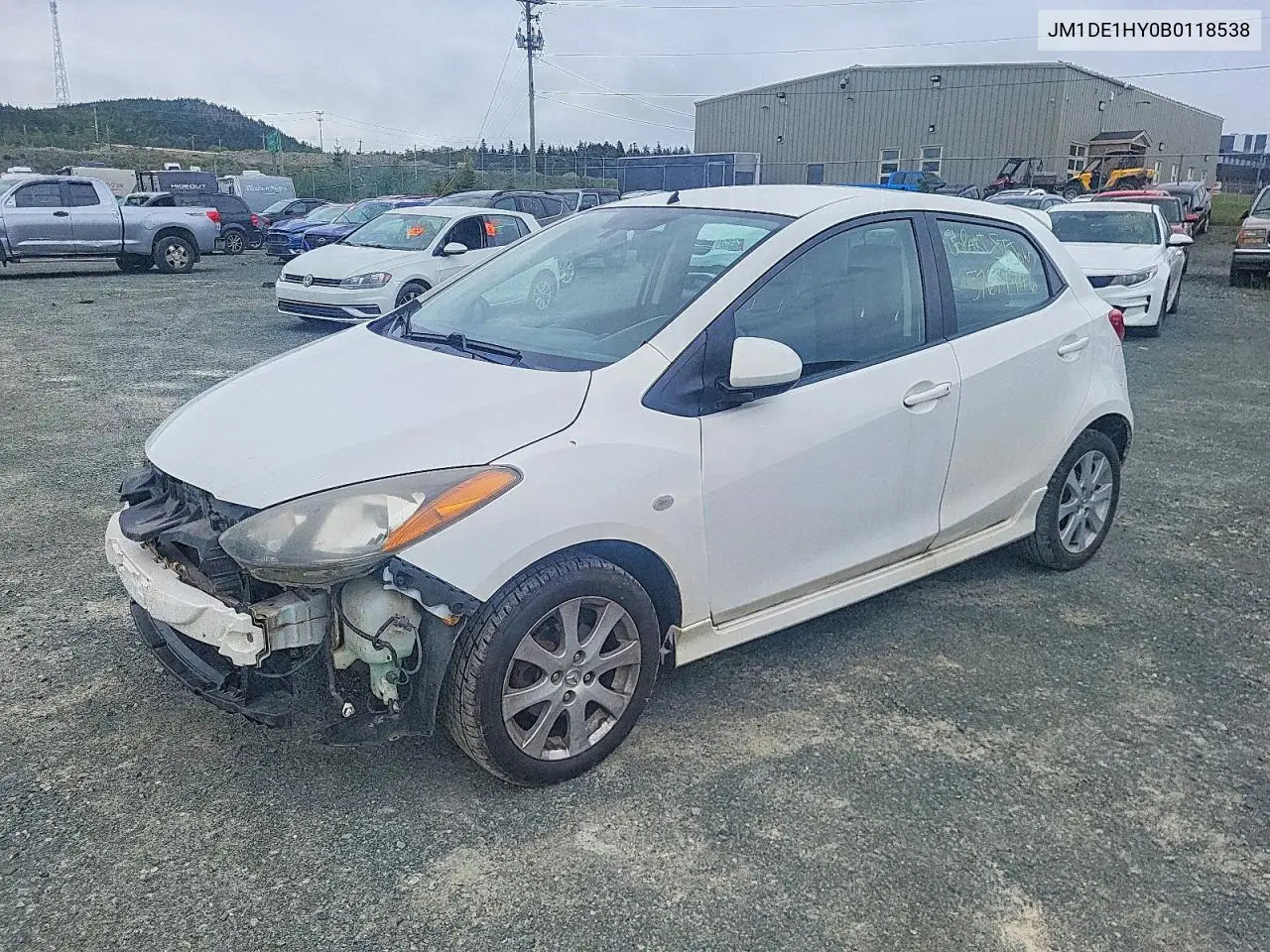 2011 Mazda Mazda2 VIN: JM1DE1HY0B0118538 Lot: 57679946
