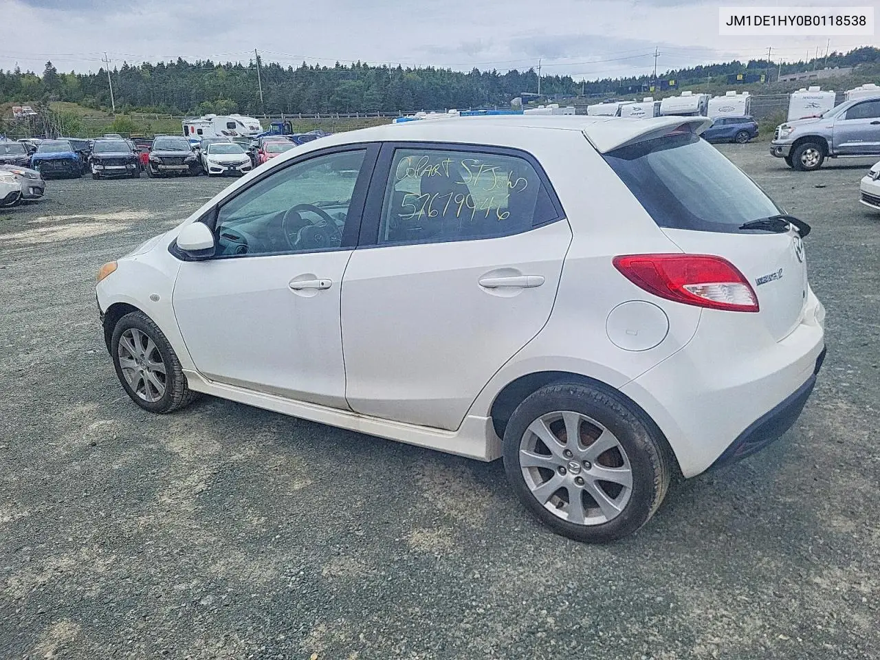 2011 Mazda Mazda2 VIN: JM1DE1HY0B0118538 Lot: 57679946
