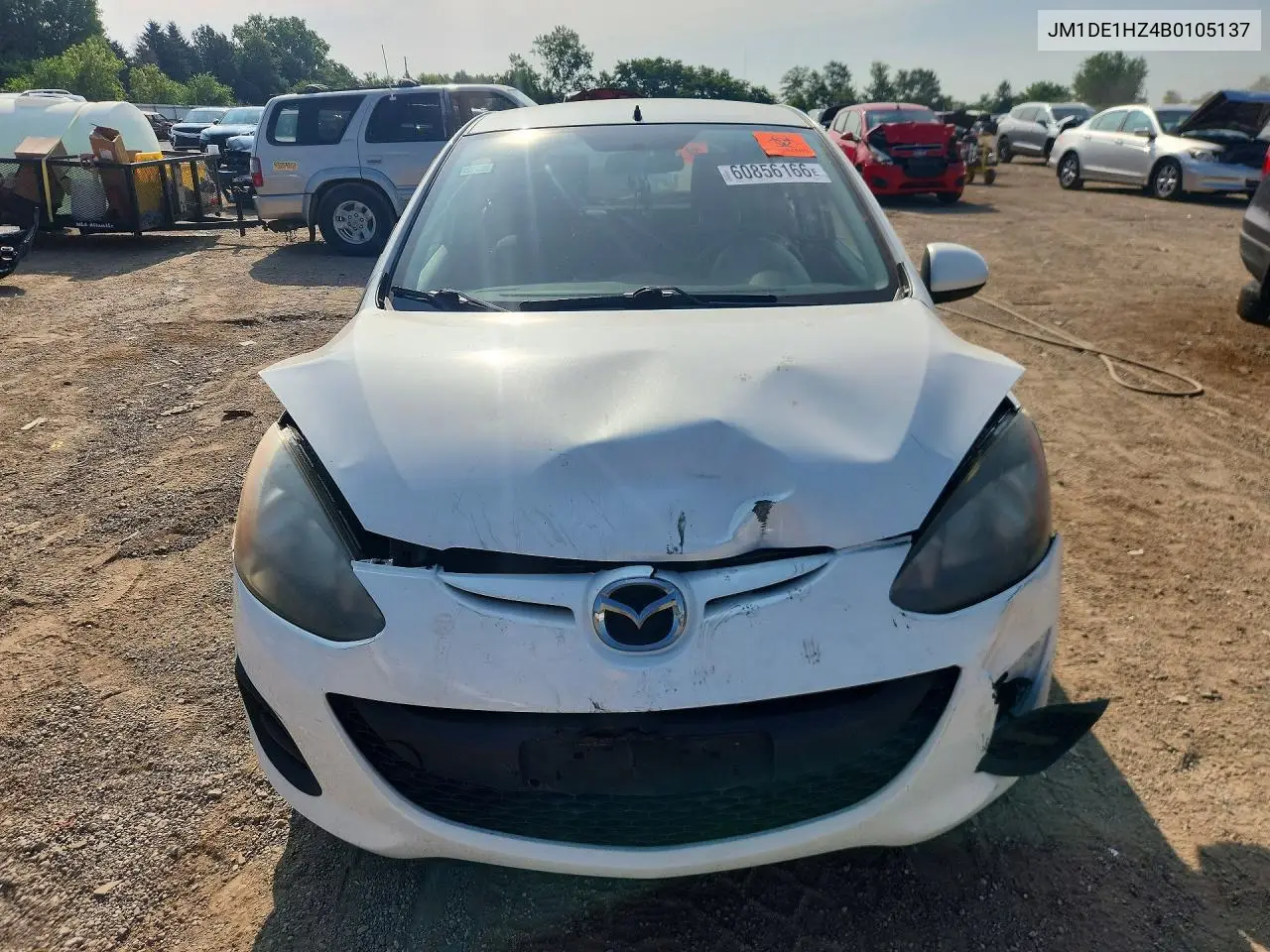 2011 Mazda Mazda2 VIN: JM1DE1HZ4B0105137 Lot: 60856166