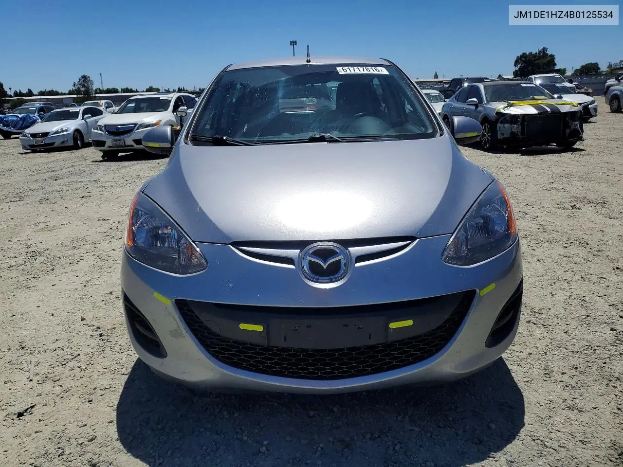 2011 Mazda Mazda2 VIN: JM1DE1HZ4B0125534 Lot: 61717816
