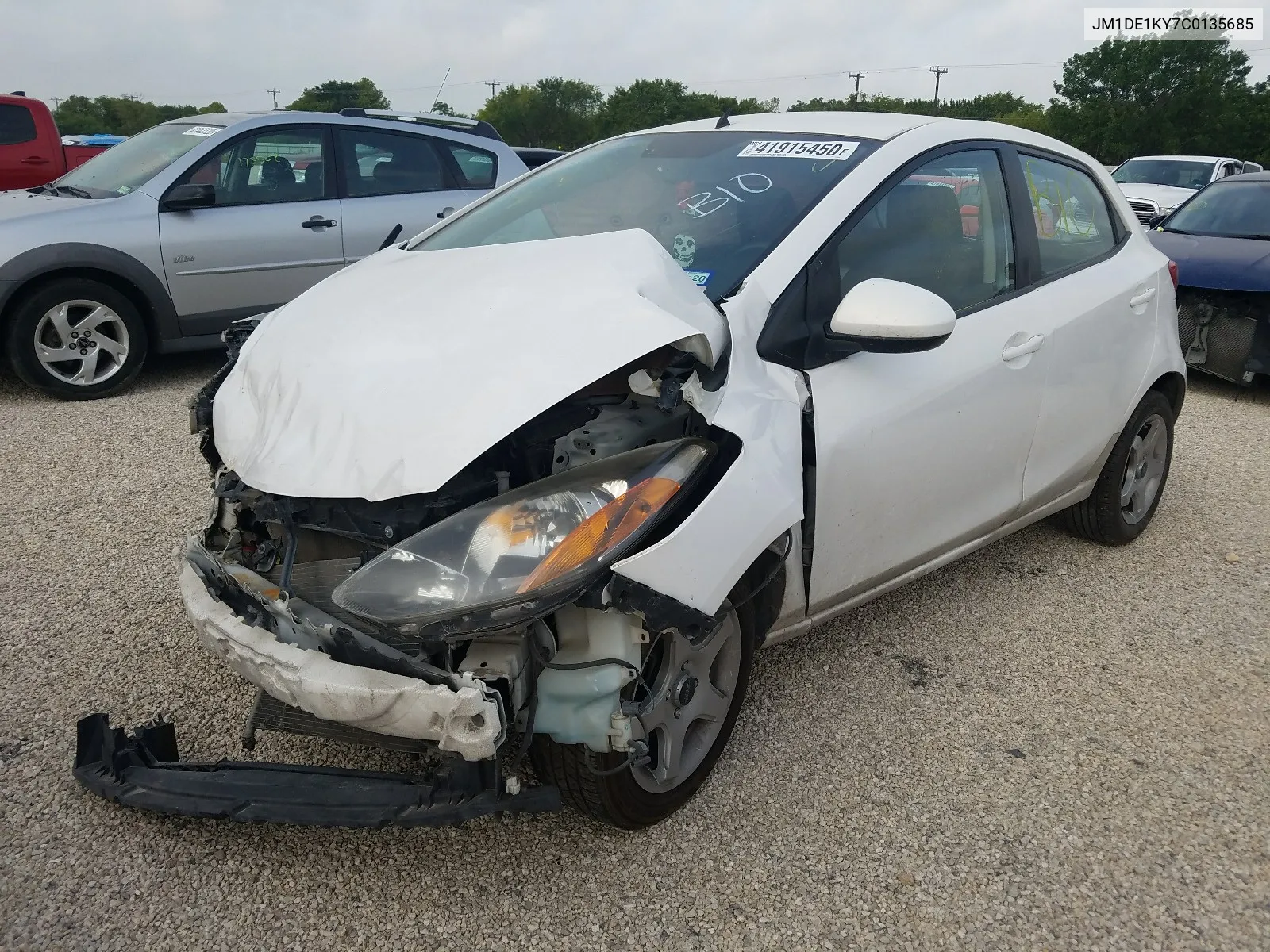 2012 Mazda Mazda2 VIN: JM1DE1KY7C0135685 Lot: 41915450