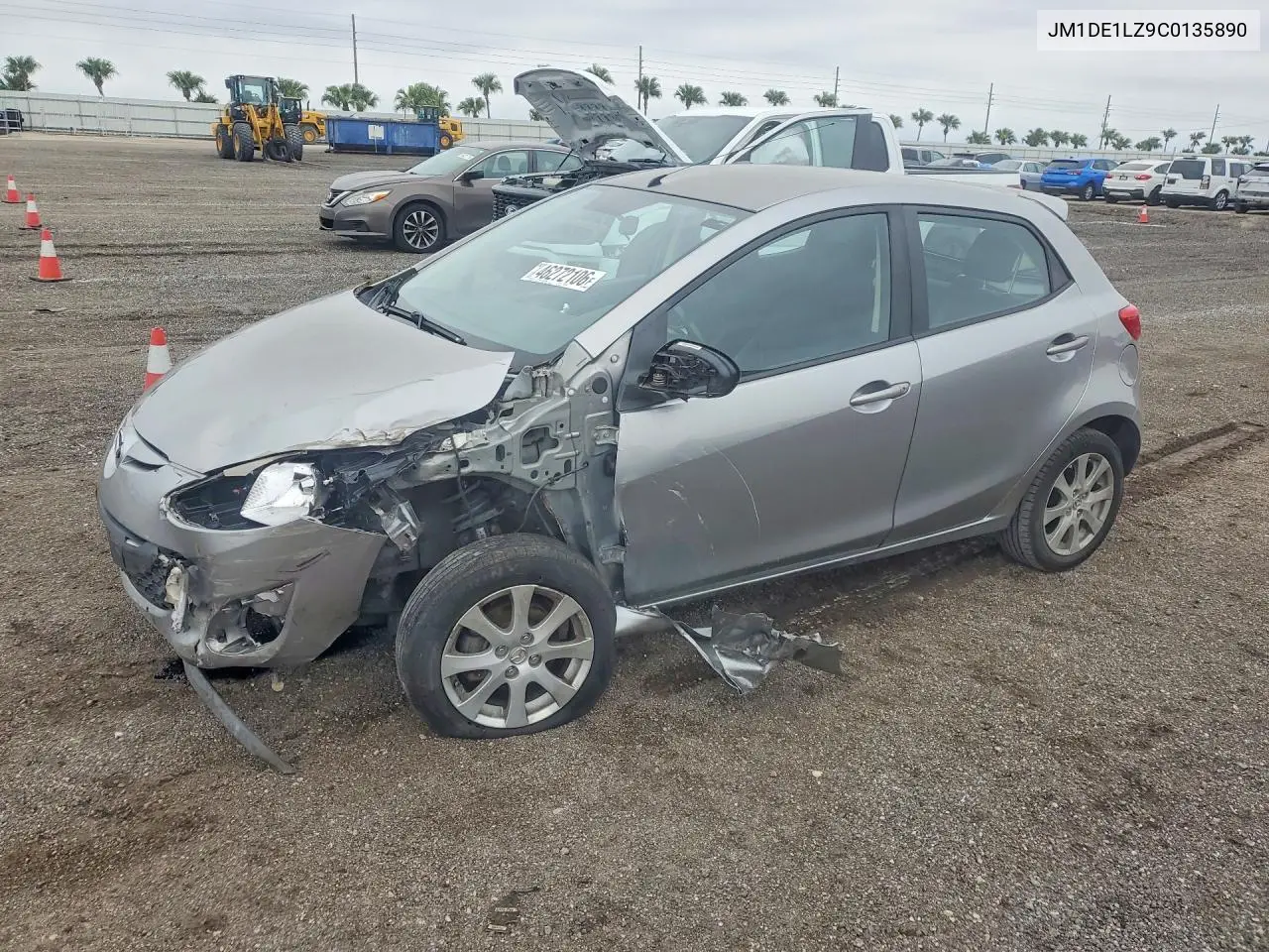 2012 Mazda Mazda2 VIN: JM1DE1LZ9C0135890 Lot: 46272106