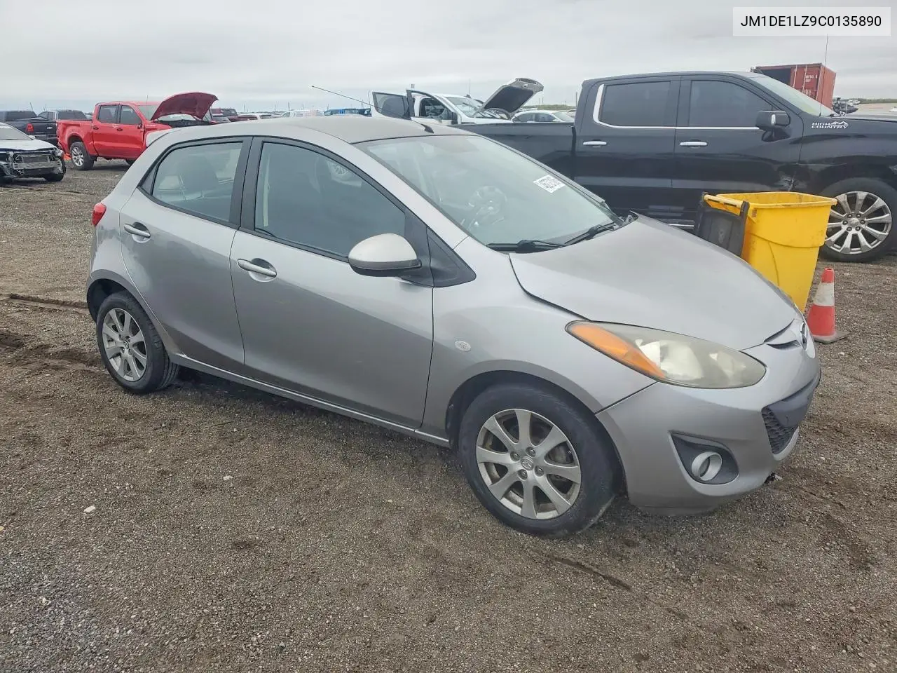 2012 Mazda Mazda2 VIN: JM1DE1LZ9C0135890 Lot: 46272106