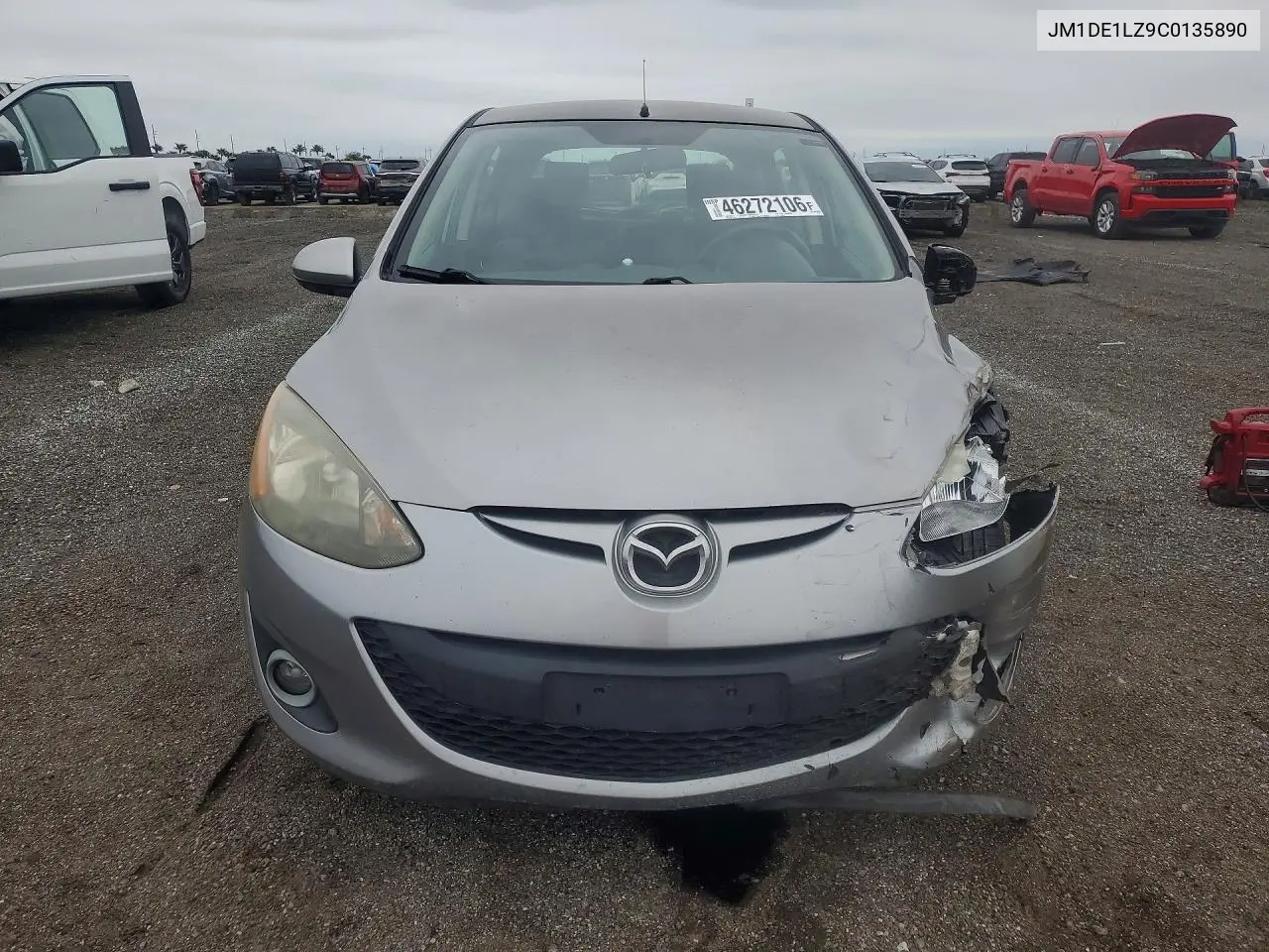 2012 Mazda Mazda2 VIN: JM1DE1LZ9C0135890 Lot: 46272106
