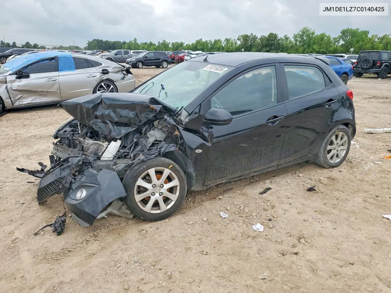 2012 Mazda Mazda2 VIN: JM1DE1LZ7C0140425 Lot: 51016036