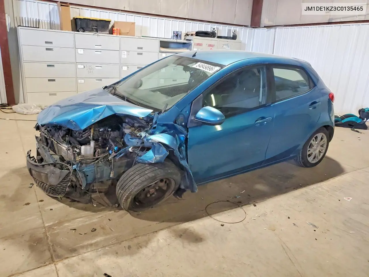 2012 Mazda Mazda2 VIN: JM1DE1KZ3C0135465 Lot: 54849896