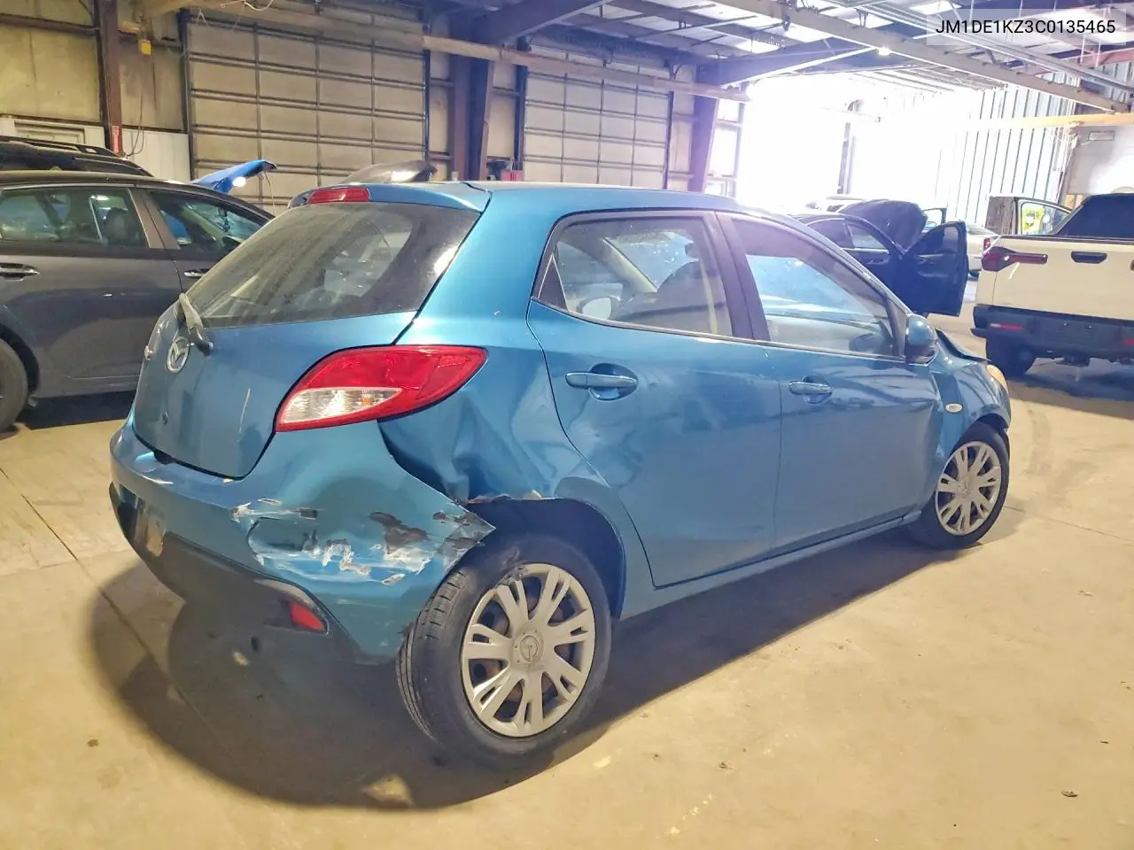 2012 Mazda Mazda2 VIN: JM1DE1KZ3C0135465 Lot: 54849896
