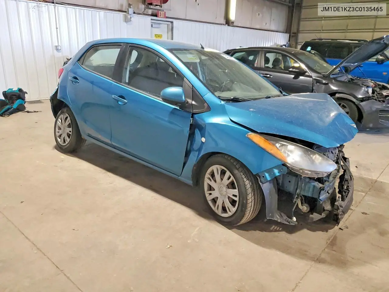 2012 Mazda Mazda2 VIN: JM1DE1KZ3C0135465 Lot: 54849896