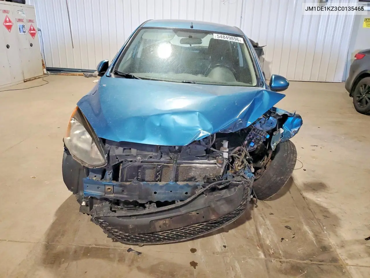 2012 Mazda Mazda2 VIN: JM1DE1KZ3C0135465 Lot: 54849896