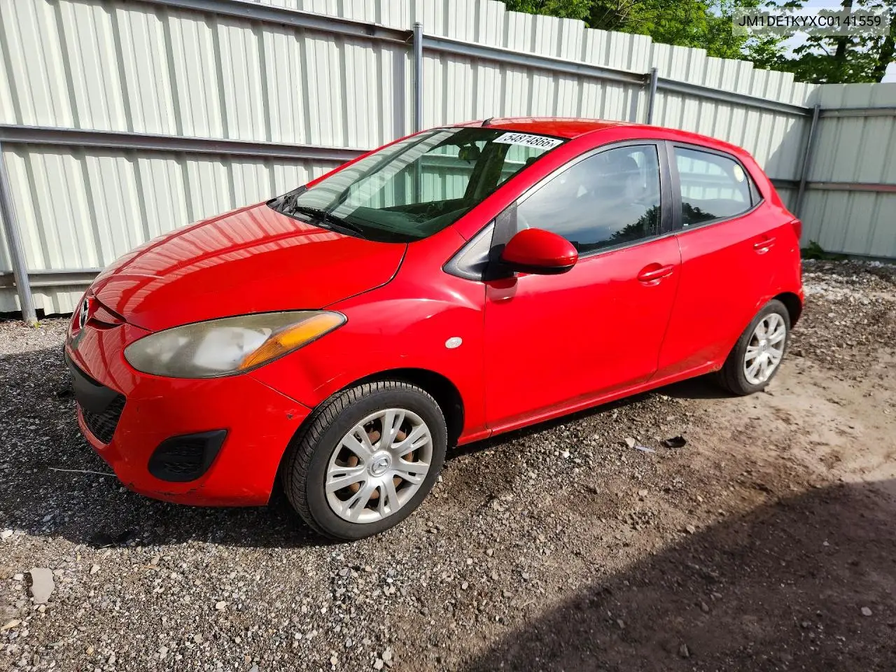 2012 Mazda Mazda2 VIN: JM1DE1KYXC0141559 Lot: 54874866