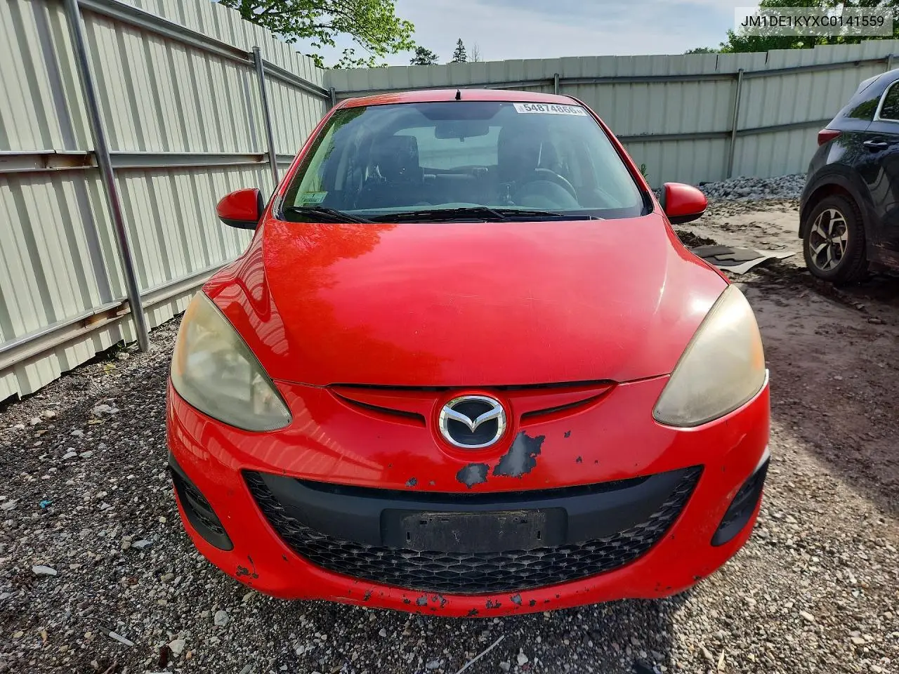 2012 Mazda Mazda2 VIN: JM1DE1KYXC0141559 Lot: 54874866