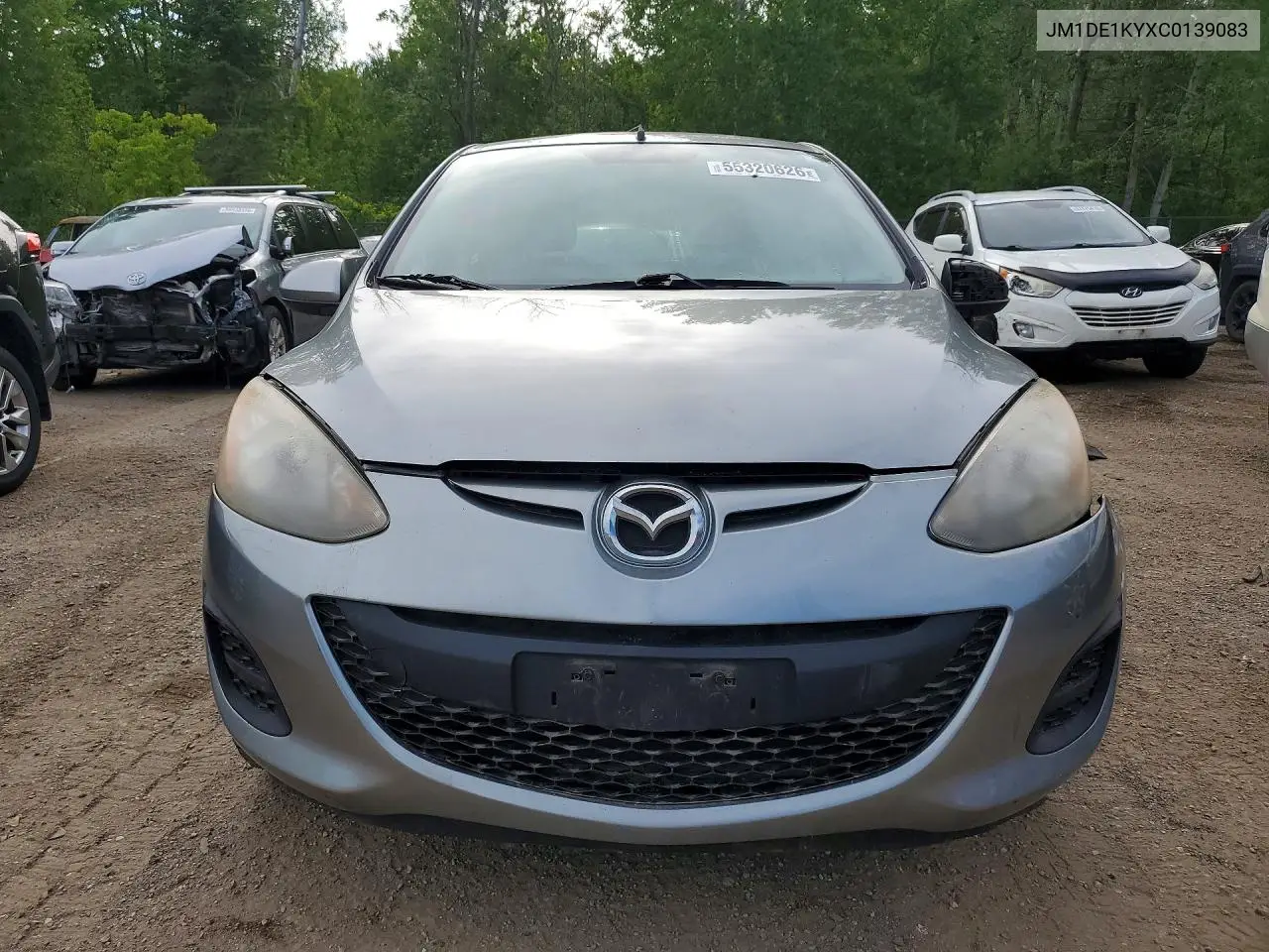 2012 Mazda Mazda2 VIN: JM1DE1KYXC0139083 Lot: 55320626