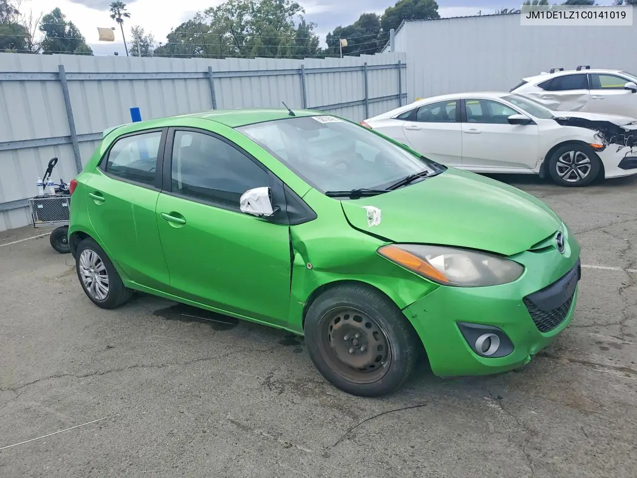 2012 Mazda Mazda2 VIN: JM1DE1LZ1C0141019 Lot: 56736426