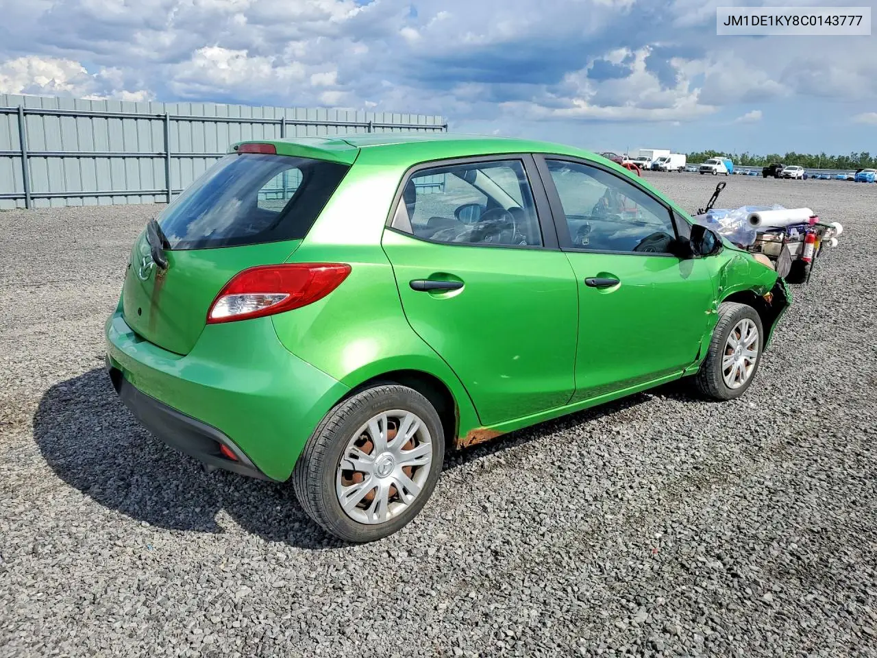 2012 Mazda Mazda2 VIN: JM1DE1KY8C0143777 Lot: 57643256