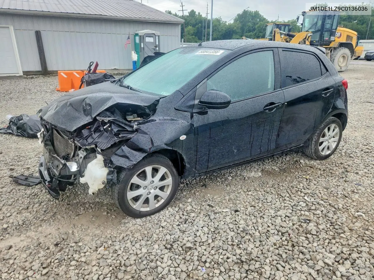 2012 Mazda Mazda2 VIN: JM1DE1LZ9C0136036 Lot: 58841356