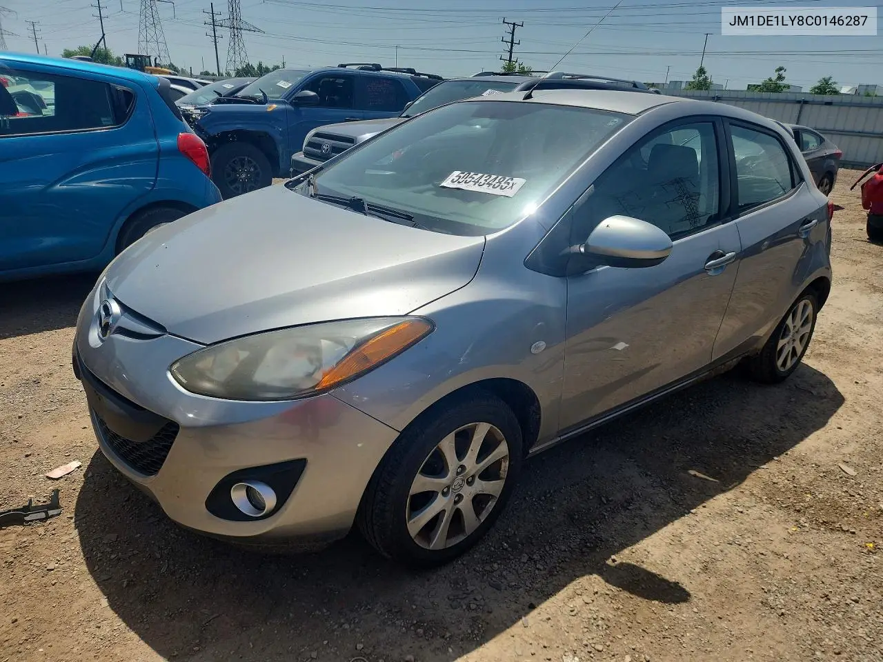 2012 Mazda Mazda2 VIN: JM1DE1LY8C0146287 Lot: 59543486