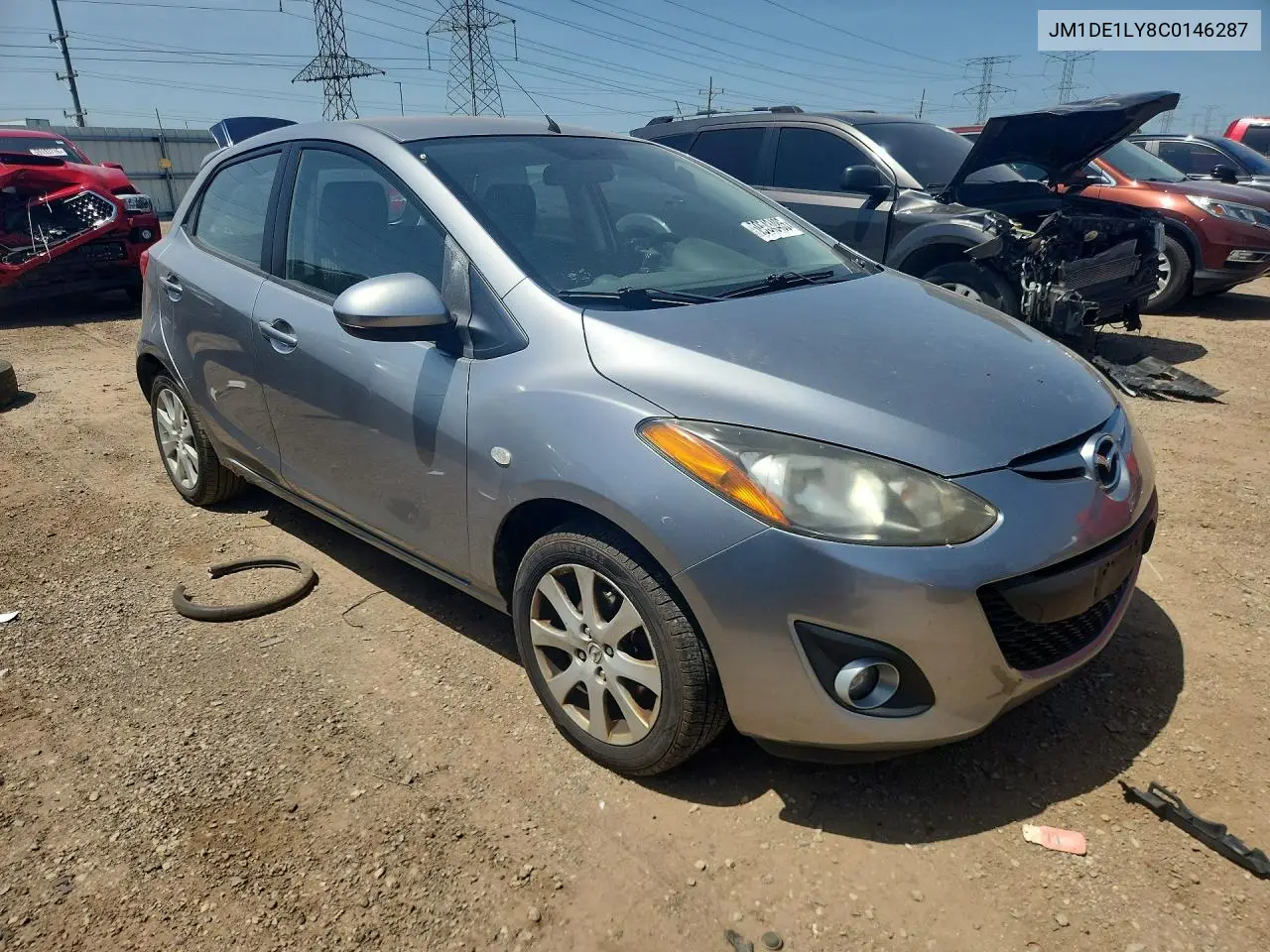 2012 Mazda Mazda2 VIN: JM1DE1LY8C0146287 Lot: 59543486