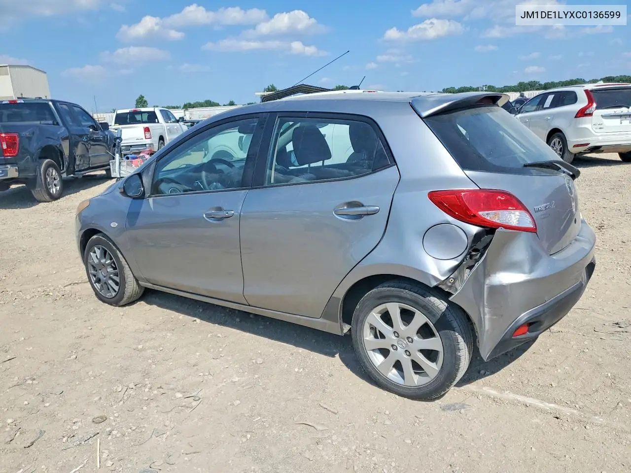 2012 Mazda Mazda2 VIN: JM1DE1LYXC0136599 Lot: 60204646