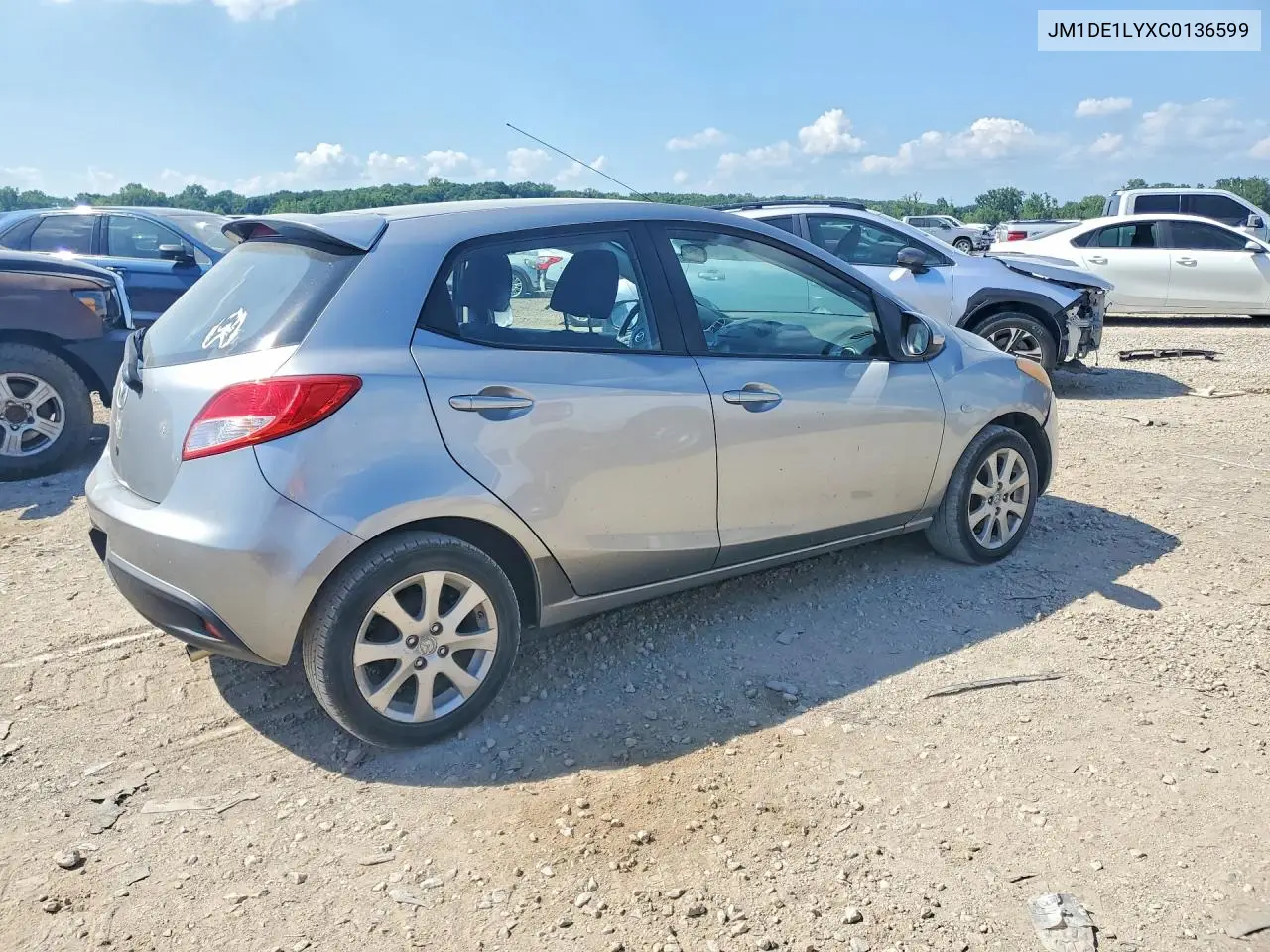 2012 Mazda Mazda2 VIN: JM1DE1LYXC0136599 Lot: 60204646