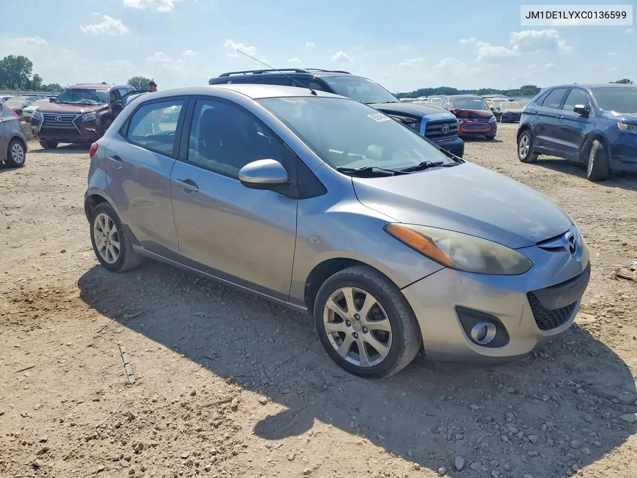 2012 Mazda Mazda2 VIN: JM1DE1LYXC0136599 Lot: 60204646