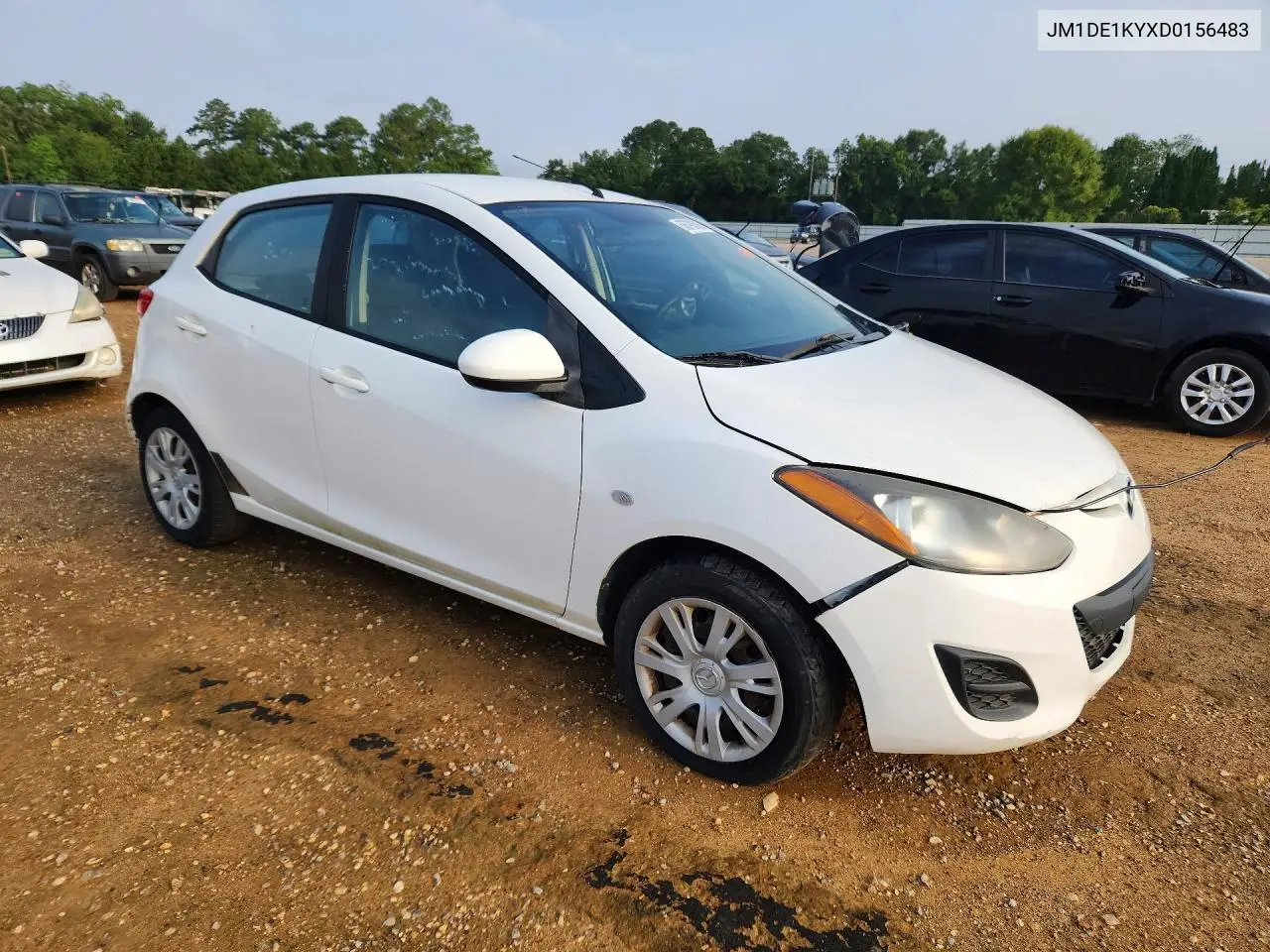 2013 Mazda Mazda2 VIN: JM1DE1KYXD0156483 Lot: 56790626