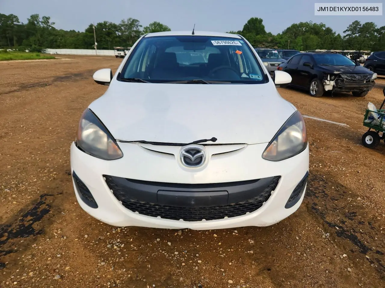 2013 Mazda Mazda2 VIN: JM1DE1KYXD0156483 Lot: 56790626