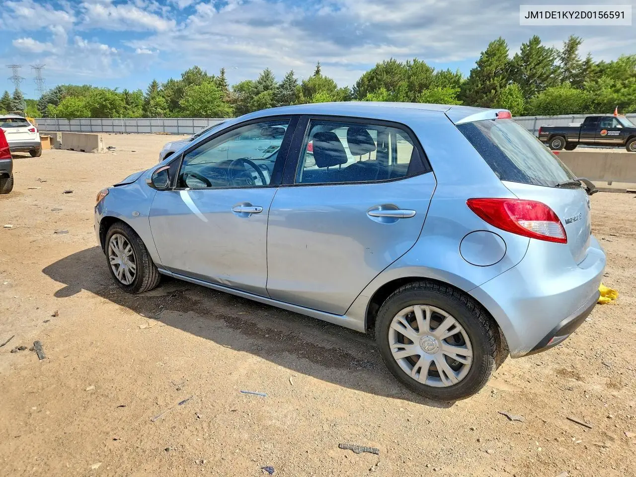2013 Mazda Mazda2 VIN: JM1DE1KY2D0156591 Lot: 57213886