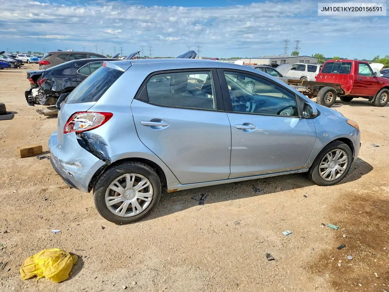 2013 Mazda Mazda2 VIN: JM1DE1KY2D0156591 Lot: 57213886