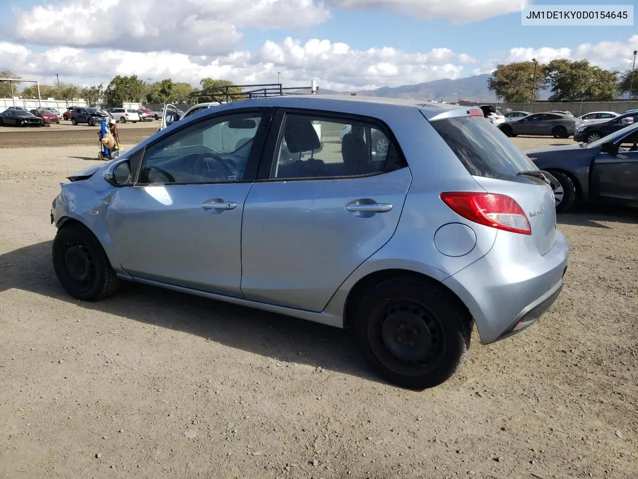 2013 Mazda Mazda2 VIN: JM1DE1KY0D0154645 Lot: 57248876