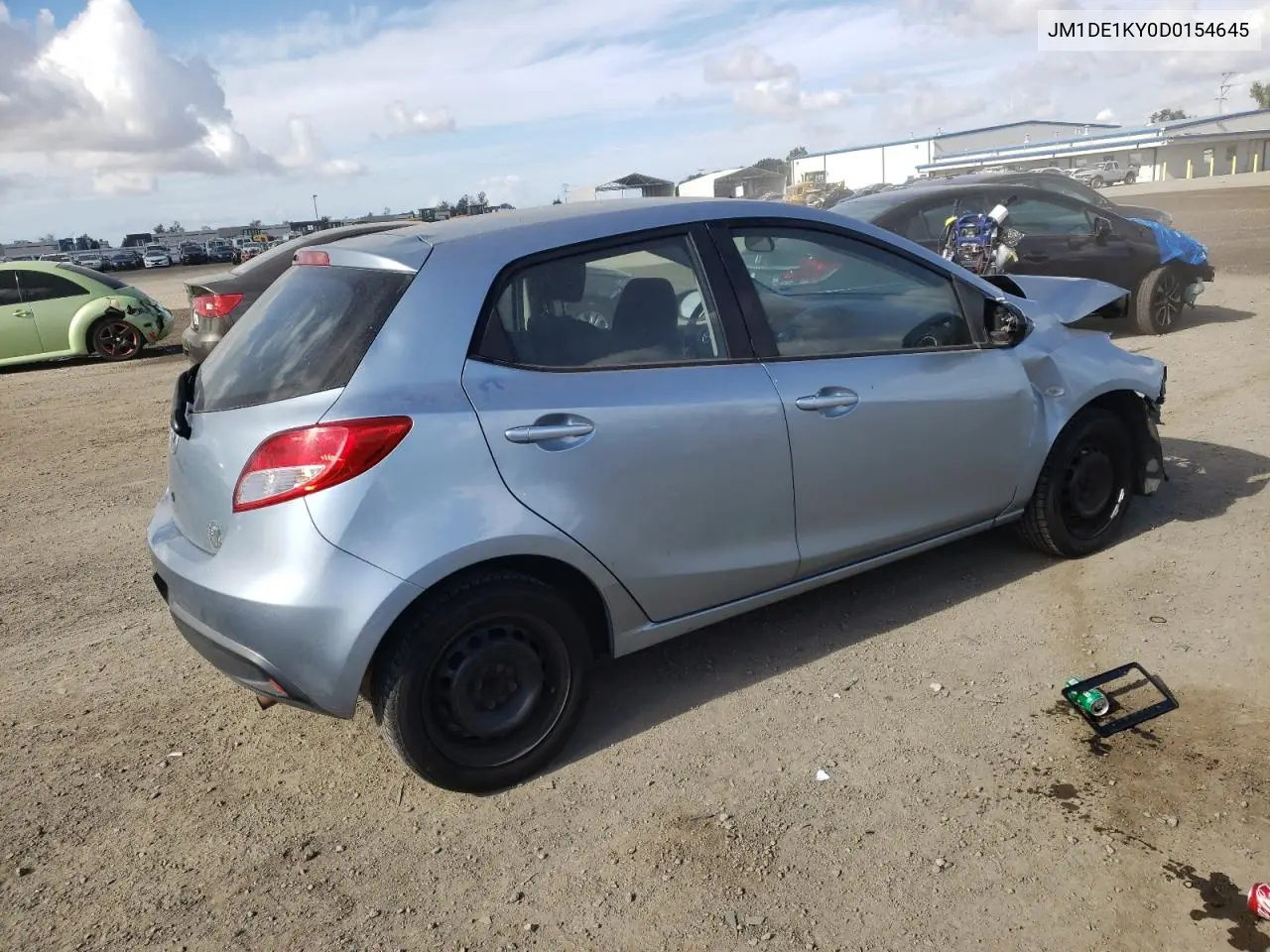 2013 Mazda Mazda2 VIN: JM1DE1KY0D0154645 Lot: 57248876