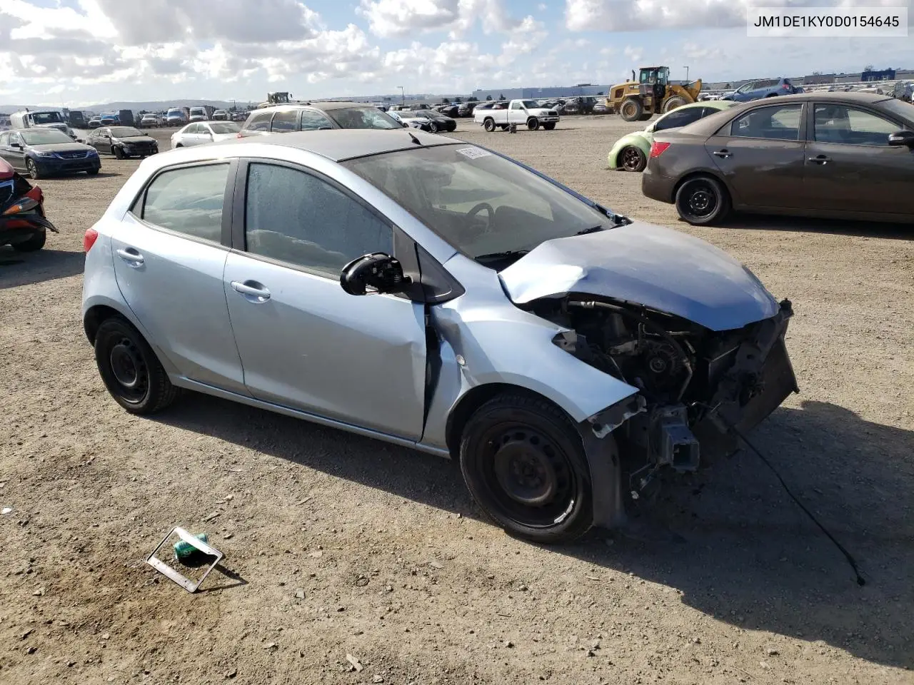 2013 Mazda Mazda2 VIN: JM1DE1KY0D0154645 Lot: 57248876