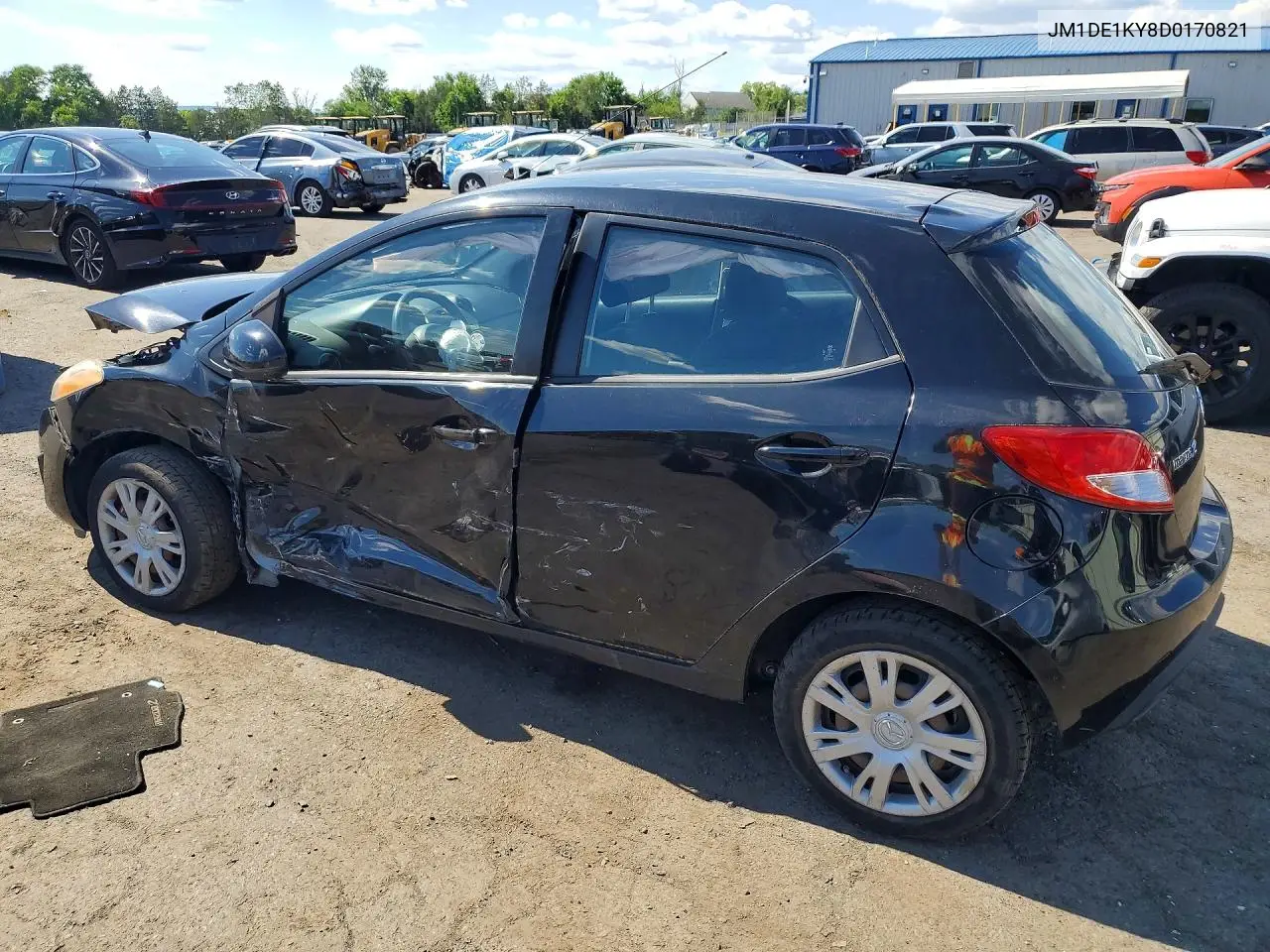 2013 Mazda Mazda2 VIN: JM1DE1KY8D0170821 Lot: 58038106