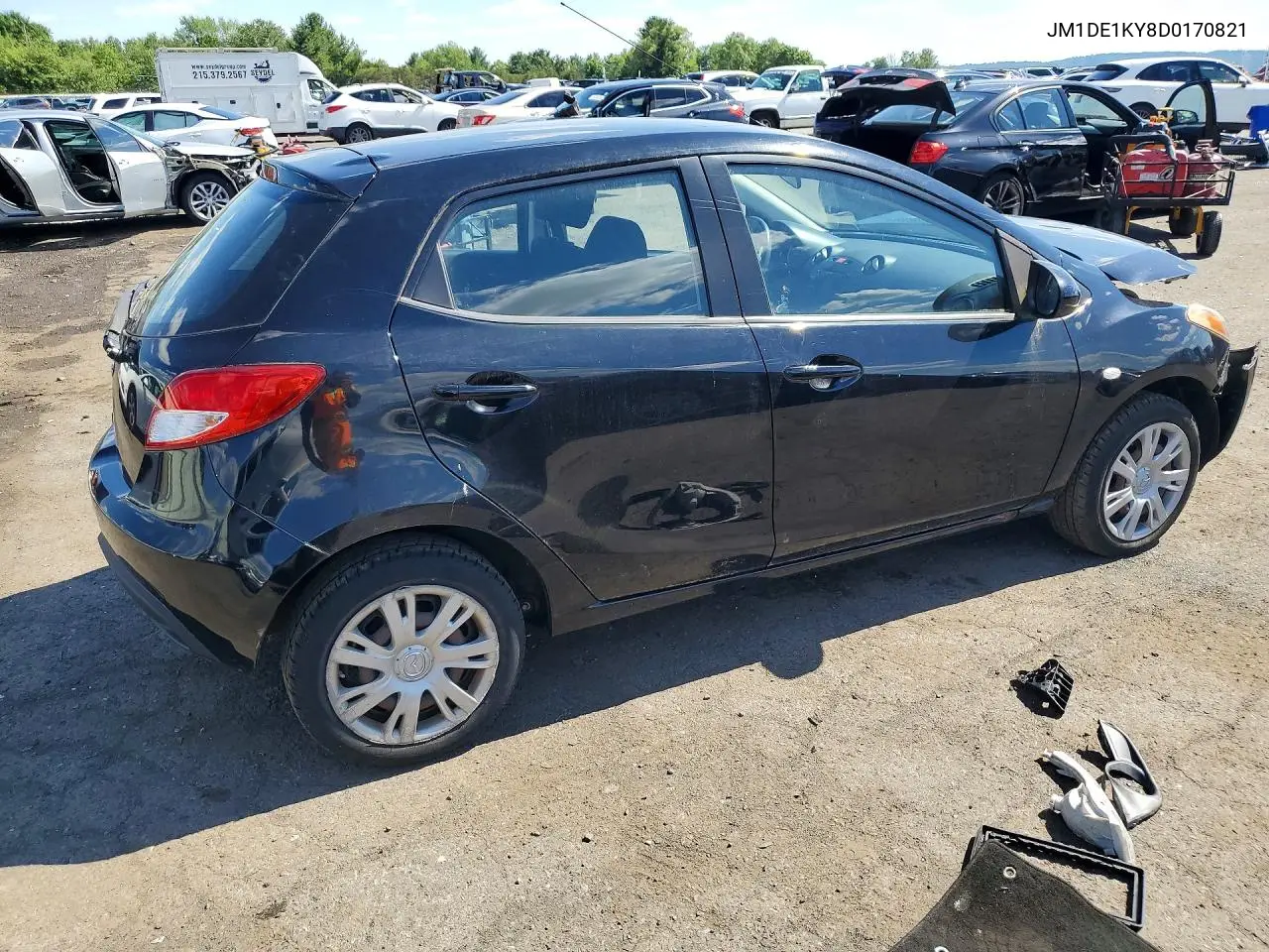 2013 Mazda Mazda2 VIN: JM1DE1KY8D0170821 Lot: 58038106