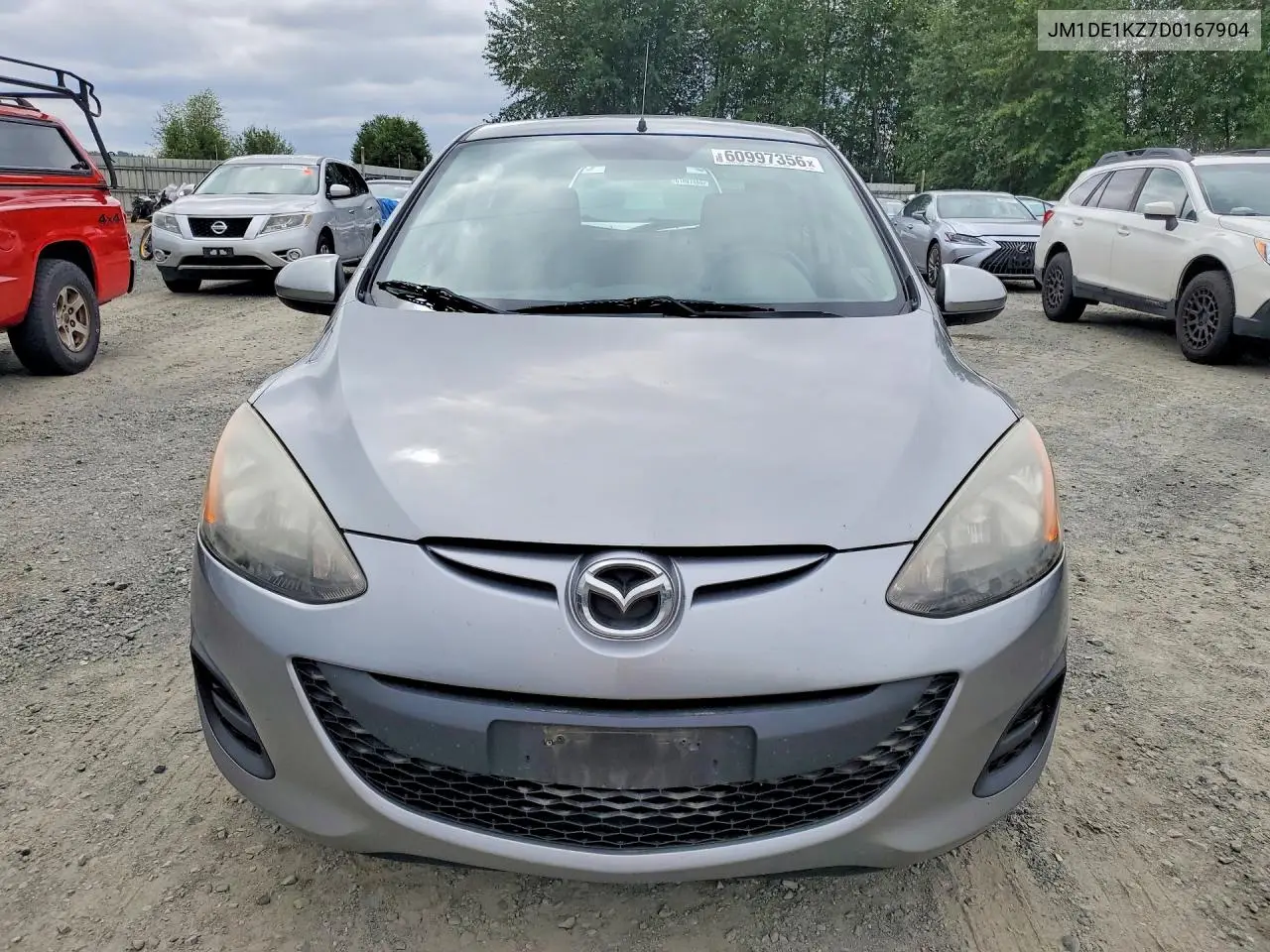 2013 Mazda Mazda2 VIN: JM1DE1KZ7D0167904 Lot: 60997356