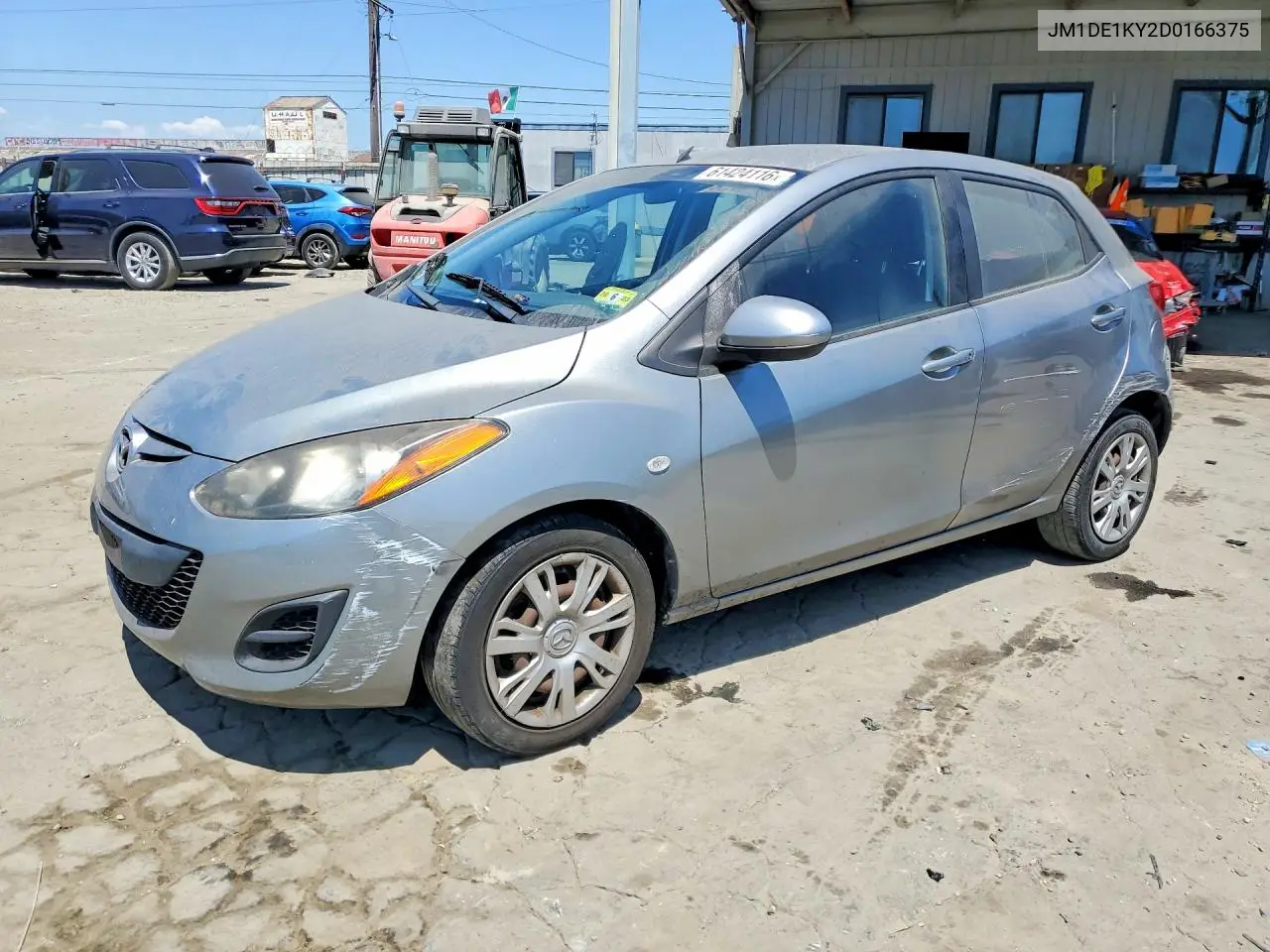 2013 Mazda Mazda2 VIN: JM1DE1KY2D0166375 Lot: 61424116