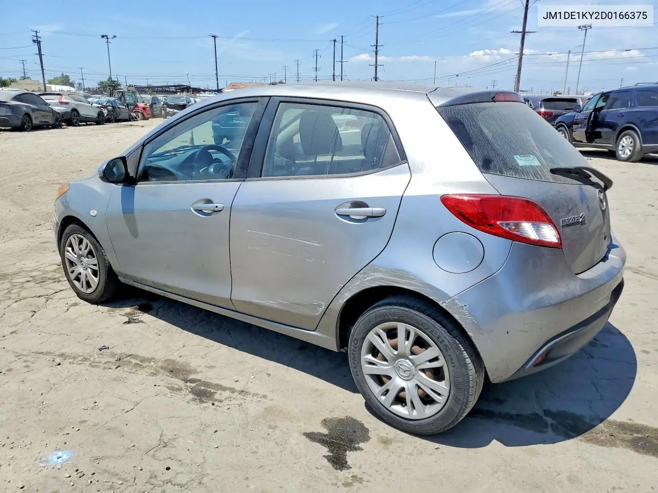 2013 Mazda Mazda2 VIN: JM1DE1KY2D0166375 Lot: 61424116
