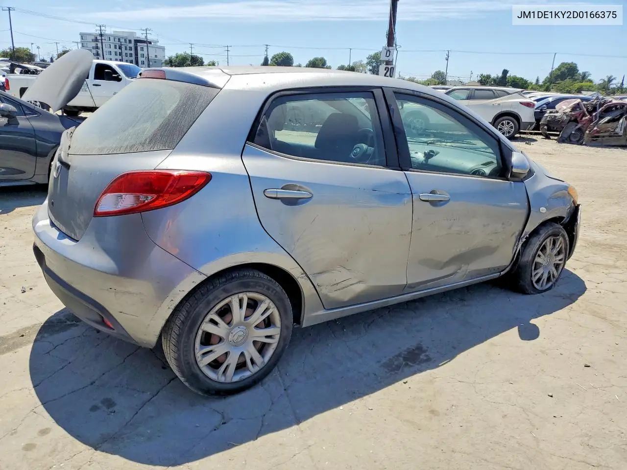 2013 Mazda Mazda2 VIN: JM1DE1KY2D0166375 Lot: 61424116
