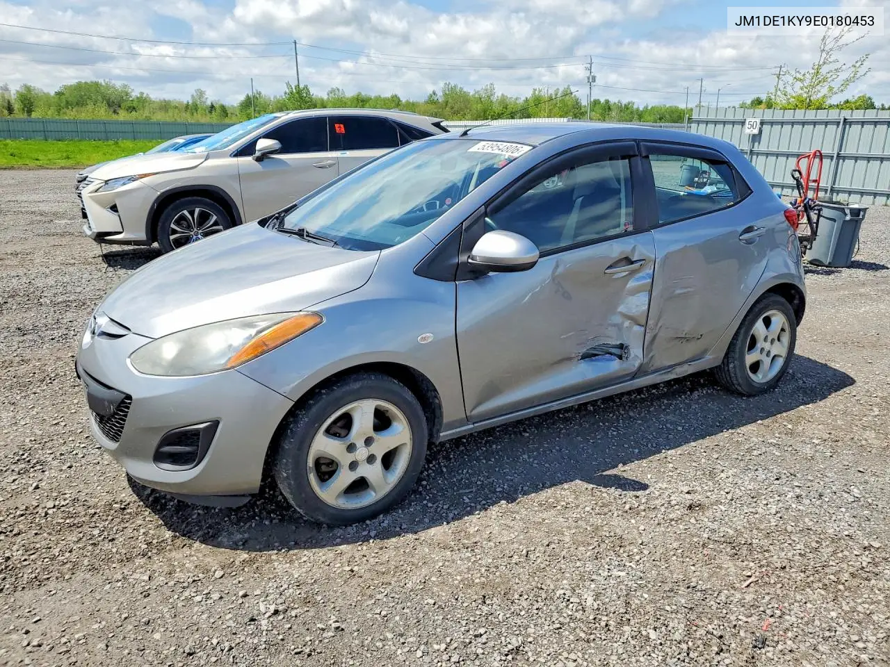 2014 Mazda Mazda2 Sport VIN: JM1DE1KY9E0180453 Lot: 53954806