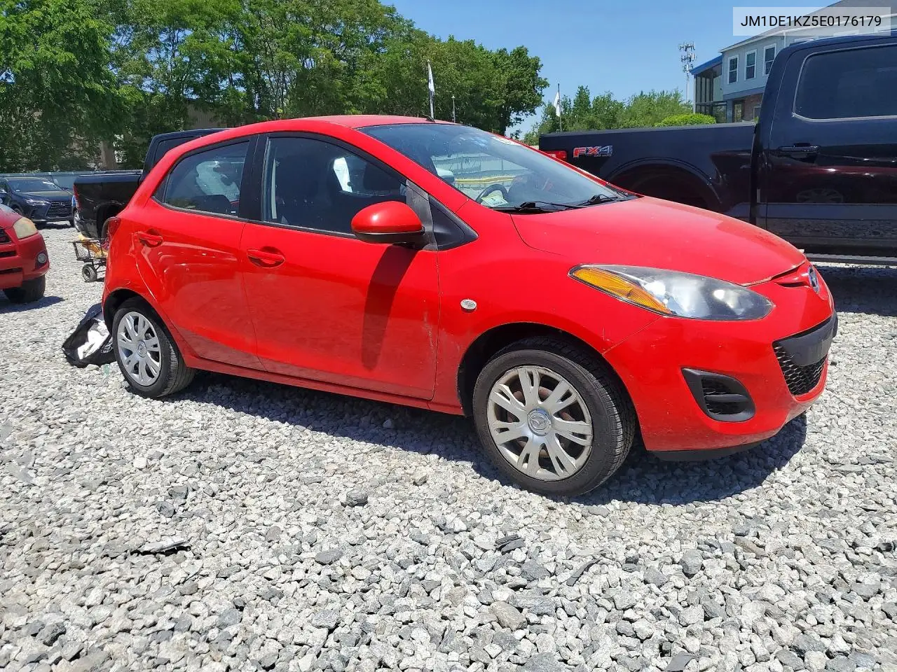 2014 Mazda Mazda2 Sport VIN: JM1DE1KZ5E0176179 Lot: 56242576