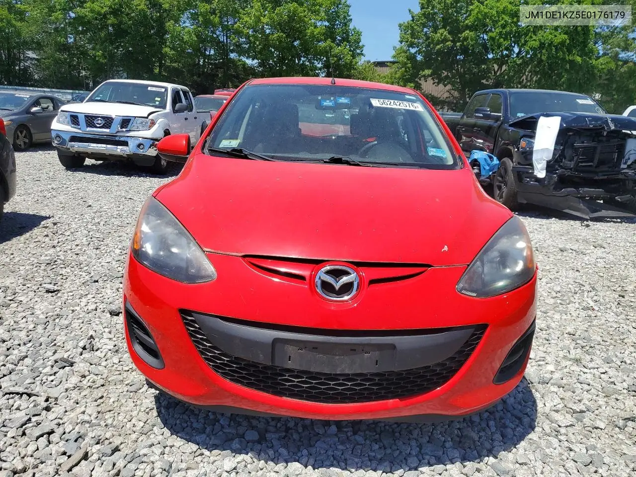2014 Mazda Mazda2 Sport VIN: JM1DE1KZ5E0176179 Lot: 56242576