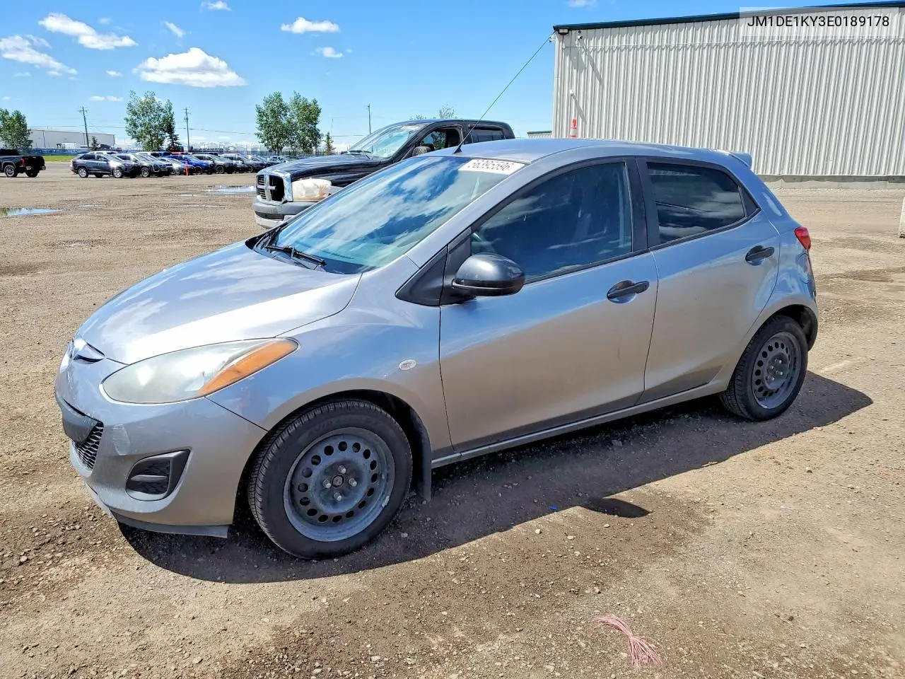 2014 Mazda Mazda2 Sport VIN: JM1DE1KY3E0189178 Lot: 56395596