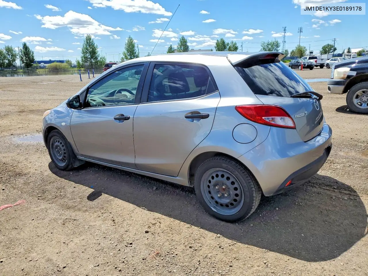 2014 Mazda Mazda2 Sport VIN: JM1DE1KY3E0189178 Lot: 56395596