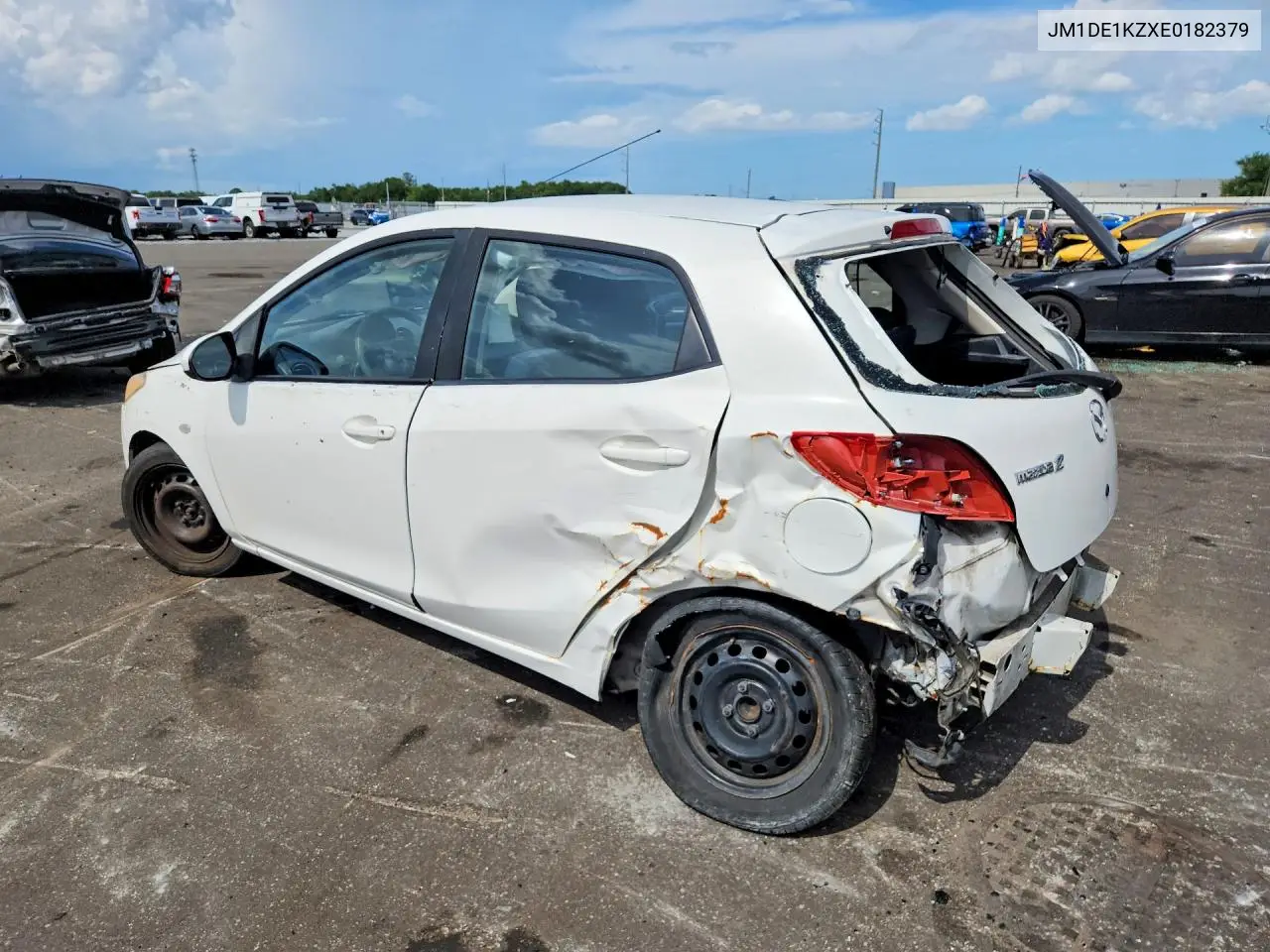2014 Mazda Mazda2 Sport VIN: JM1DE1KZXE0182379 Lot: 57908786