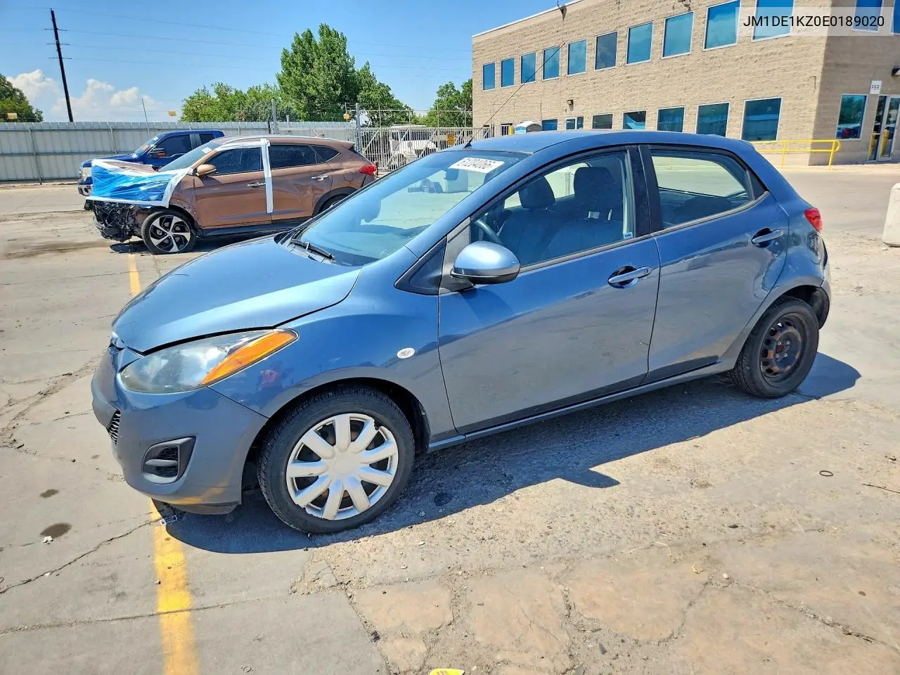 2014 Mazda Mazda2 Sport VIN: JM1DE1KZ0E0189020 Lot: 61204066