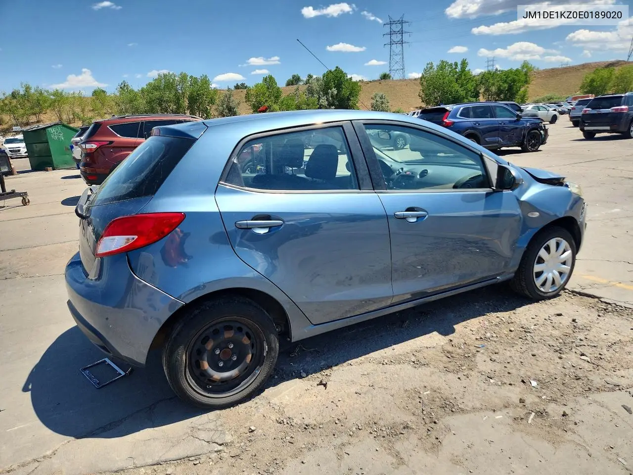 2014 Mazda Mazda2 Sport VIN: JM1DE1KZ0E0189020 Lot: 61204066