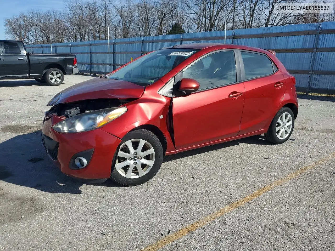 2014 Mazda Mazda2 Touring VIN: JM1DE1LYXE0185837 Lot: 78419065